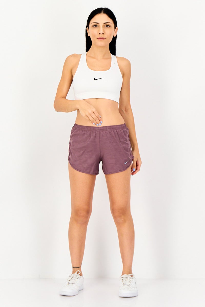 Nike Women Dri-Fit Running Shorts, Mauve - Image 4